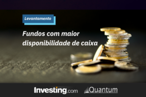 Fundos com maiores disponibilidade de caixa Jun21 Quantum