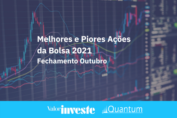 Melhores e piores ações 2021 –Ranking Outubro Quantum Valor Investe