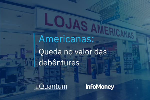 Imagem de capa sobre a notícia "Debêntures da Americanas em queda"