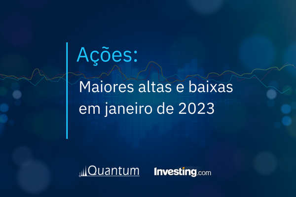Ações: Maiores altas e baixas em janeiro de 2023