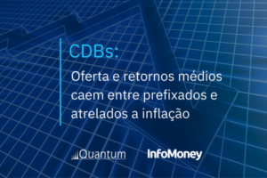 CDBs: Oferta e retornos médios caem entre prefixados e atrelados a inflação