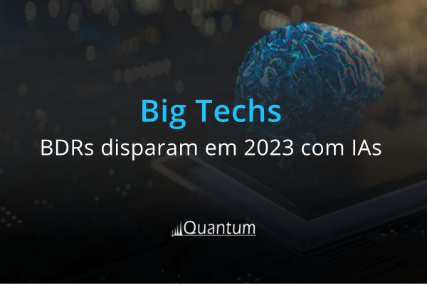 Big Techs disparam em 2023 com ajuda das IAs